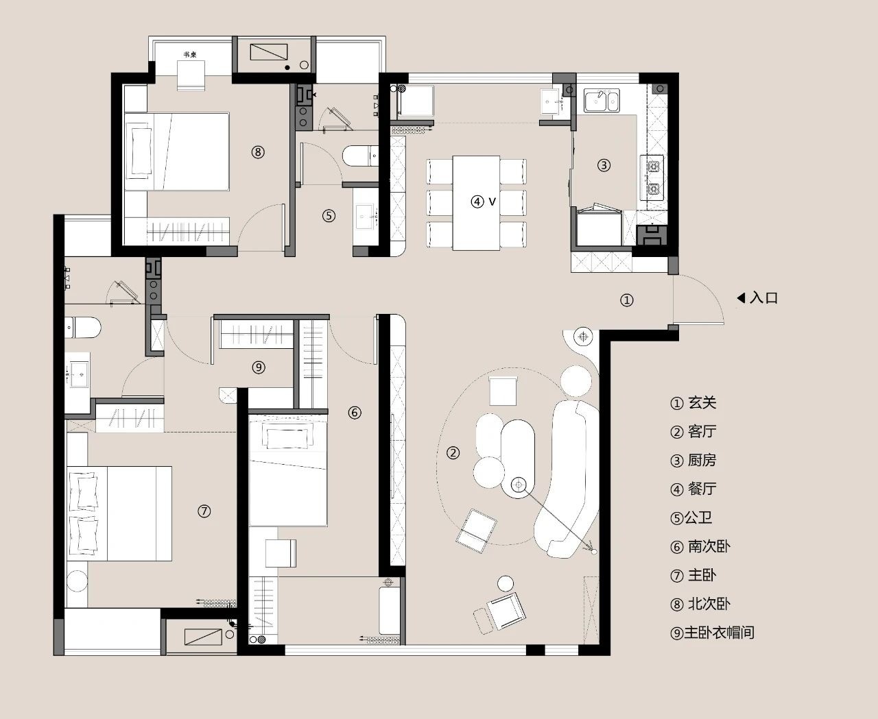 142㎡创造家的仪式感