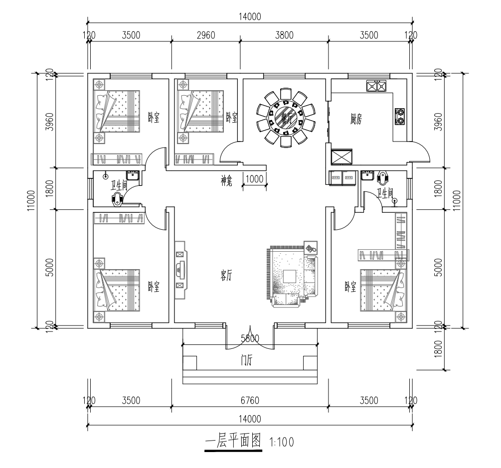安庆宿松总私墅平面图