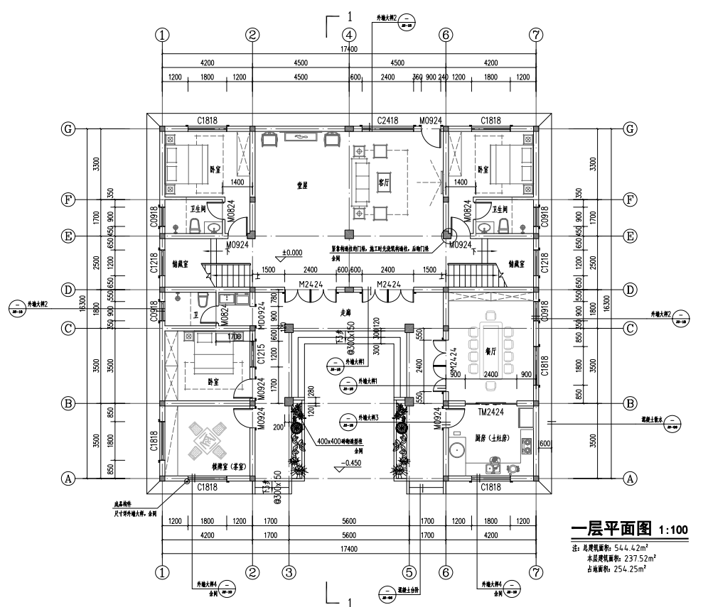 监利胡总平面图