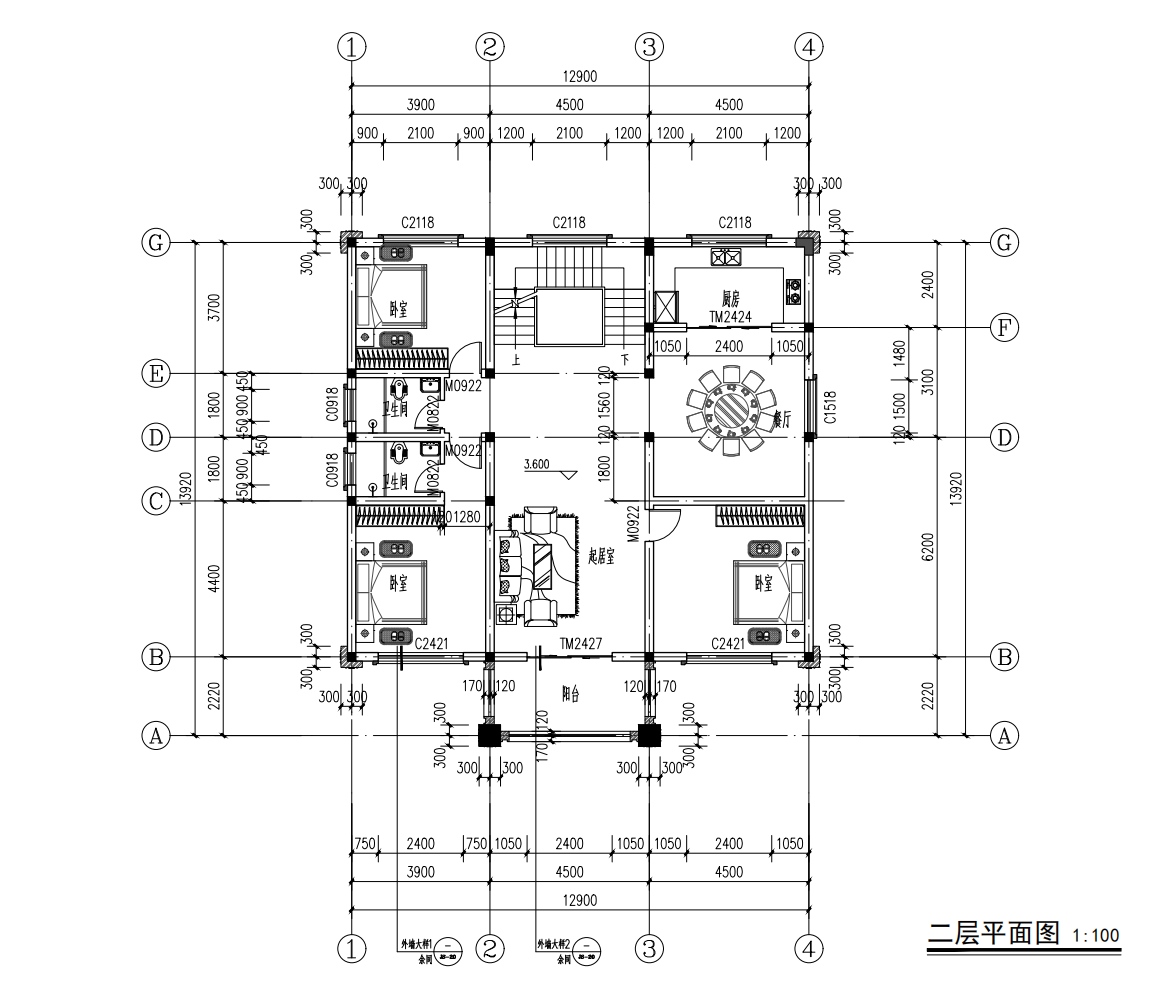 凤凰山庄刘总平面图