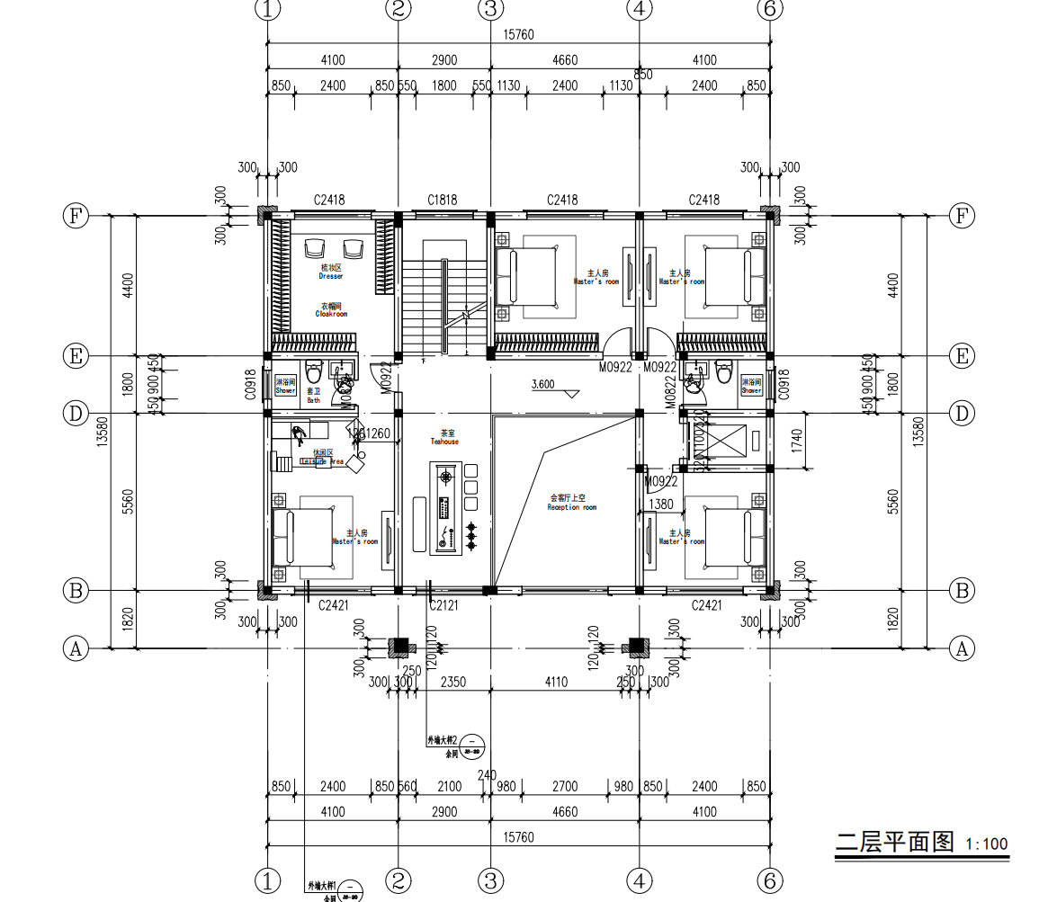 凤凰山庄刘总平面图