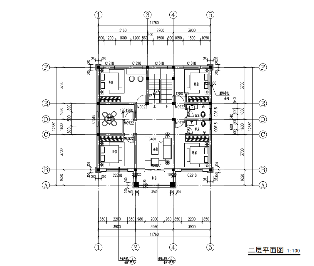 华容长江村王总平面图