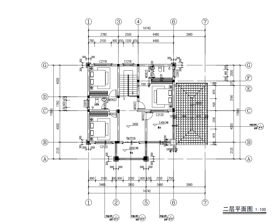 公安天子庙陈总平面图