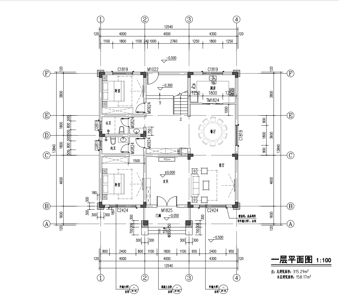 监利胡总平面图