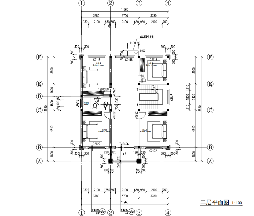 华容程集覃总平面图