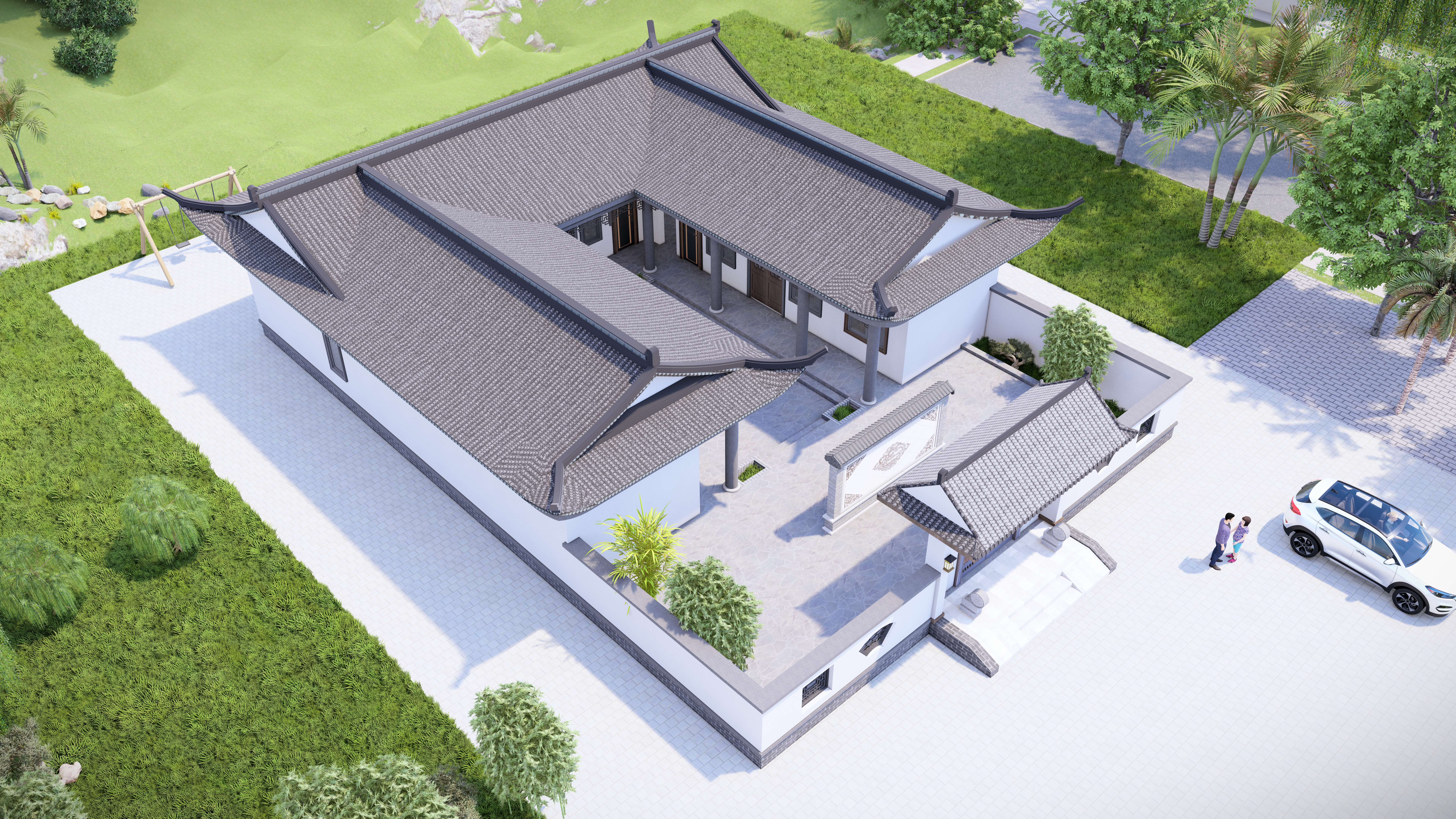 公安跃丰村吴总效果图