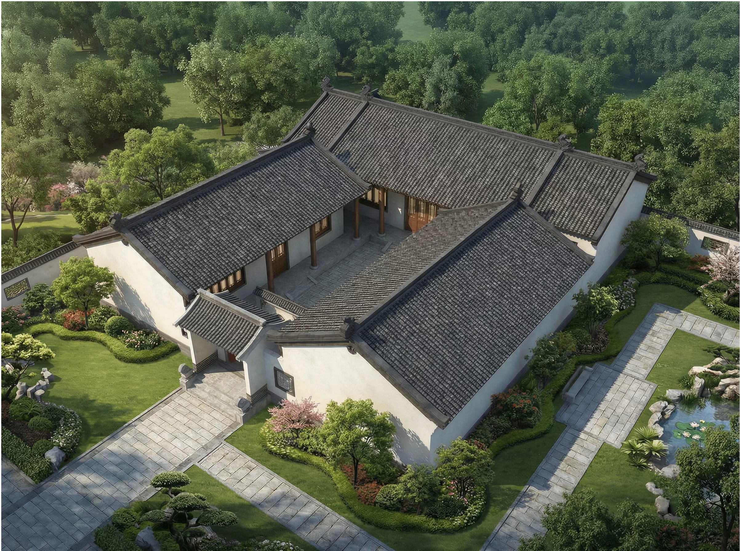 光山仙居杨洼村合院