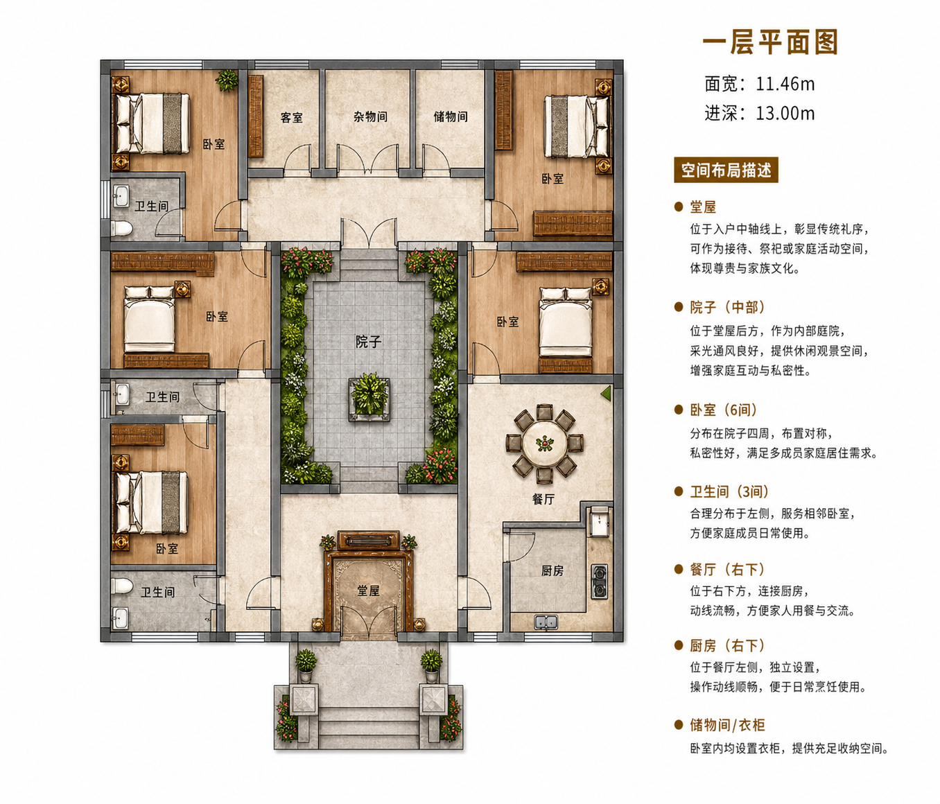 洪湖市花园村袁总平面图