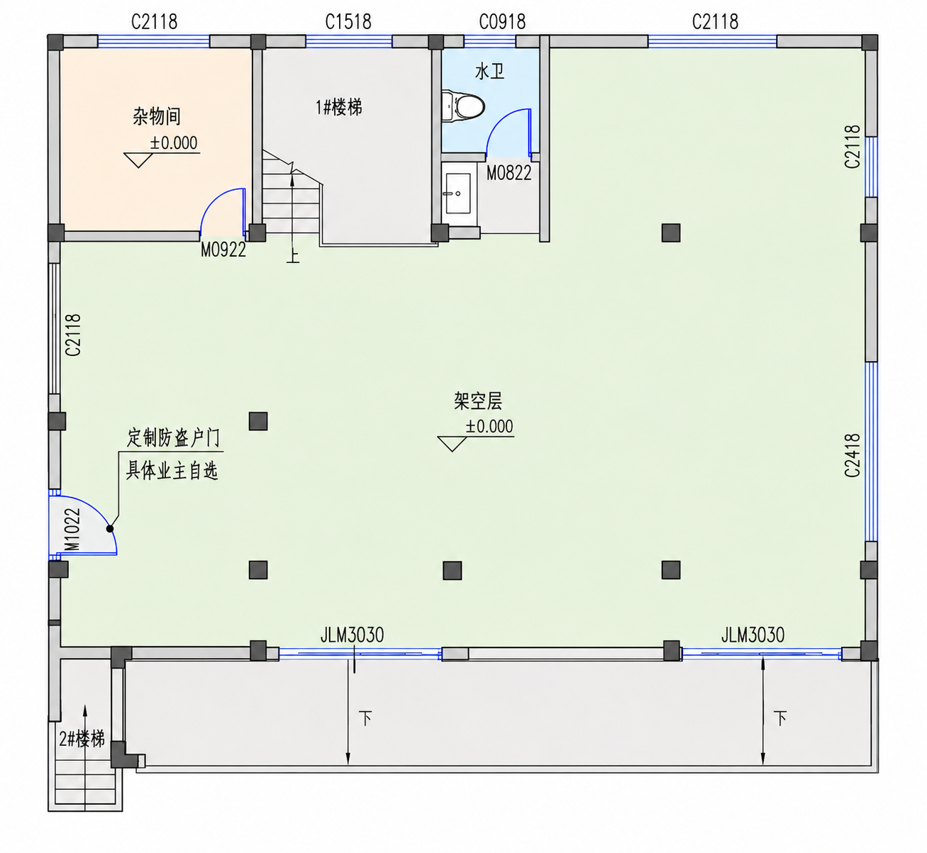 秭归九畹溪陈总平面图