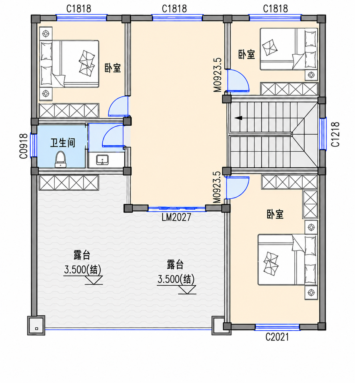 公安荆华村张总平面图