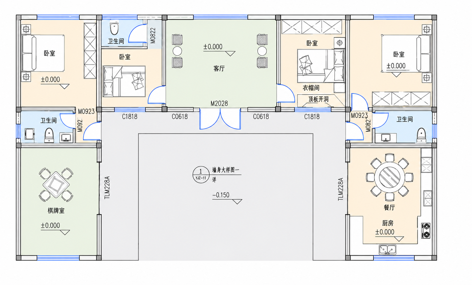 公安南平拖船埠平面图