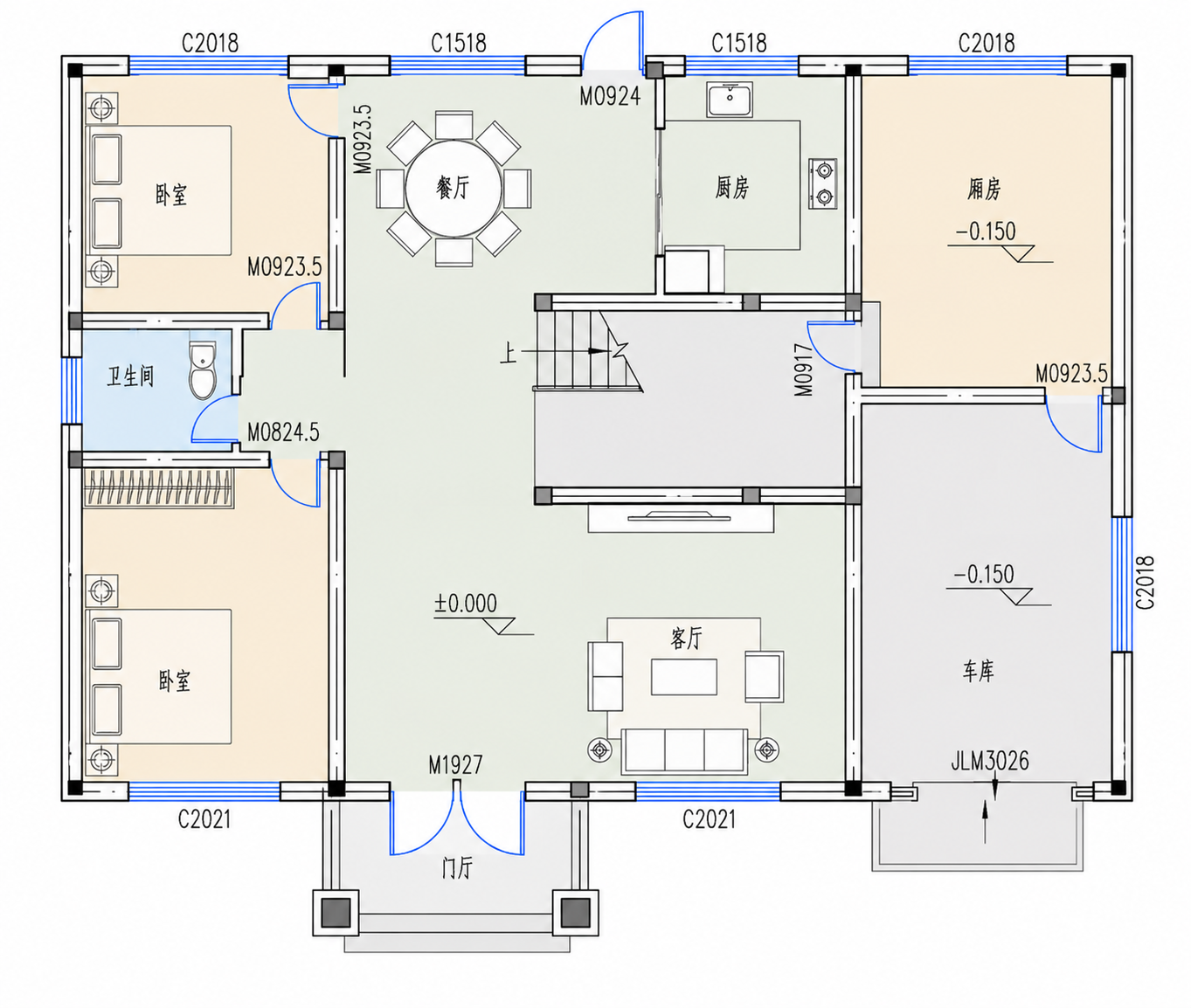 公安斑竹垱陈总平面图