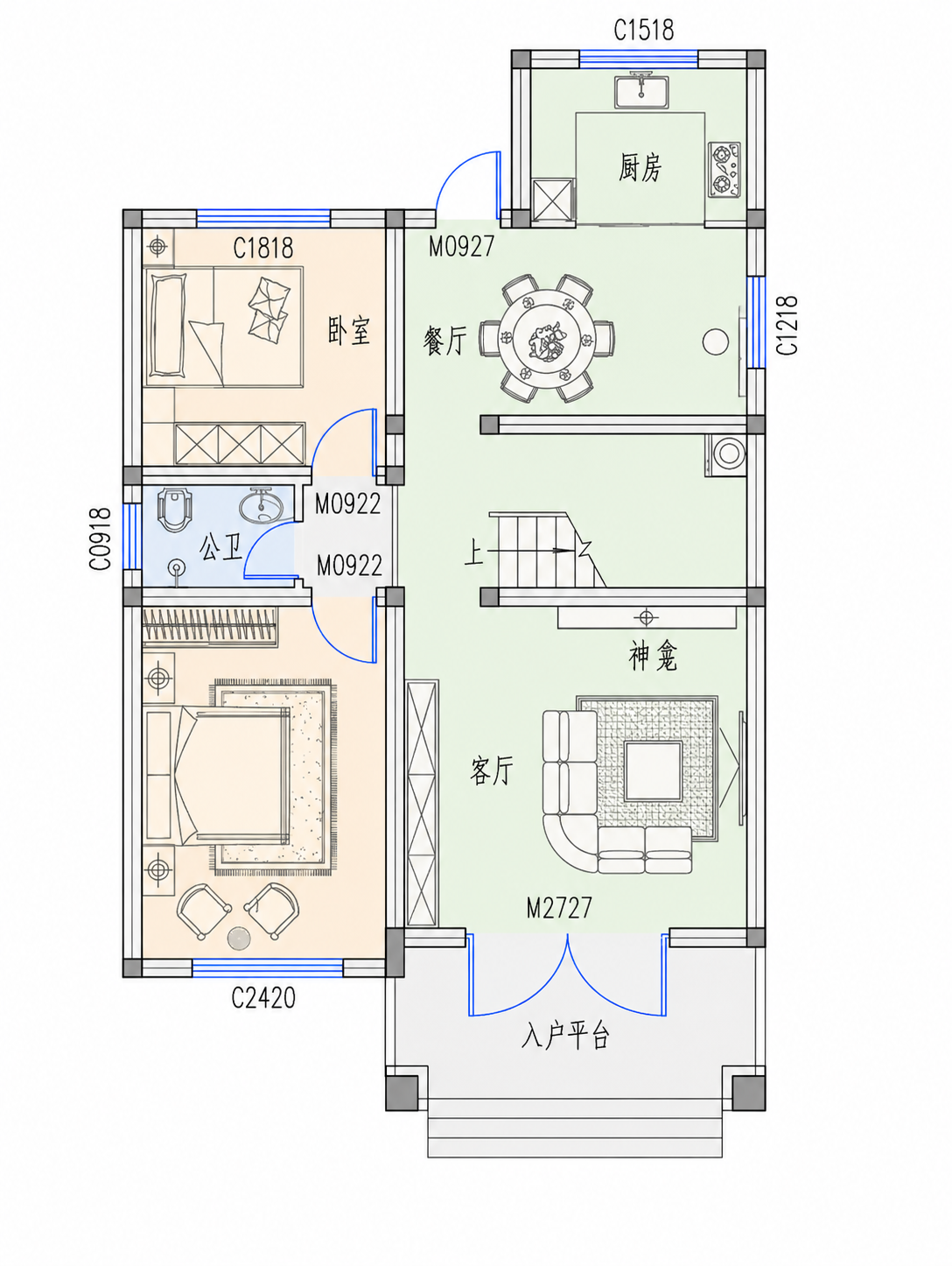 邗江方巷三里桥施总平面图