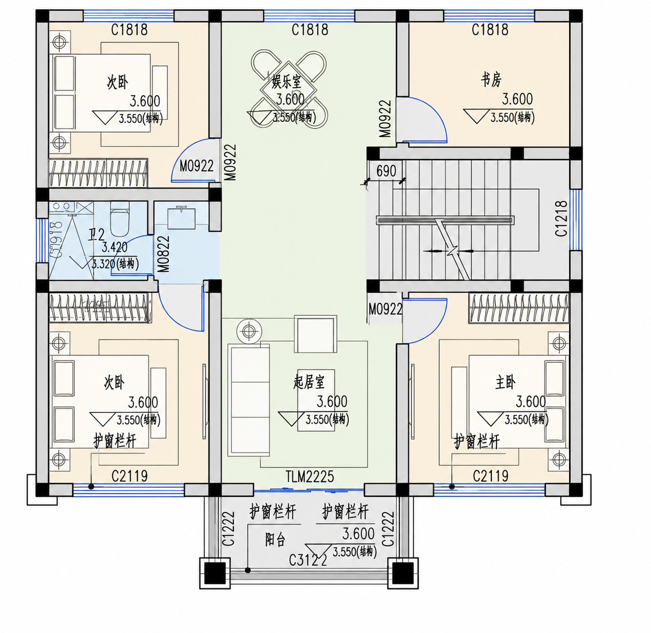 调关章华港村张总平面图