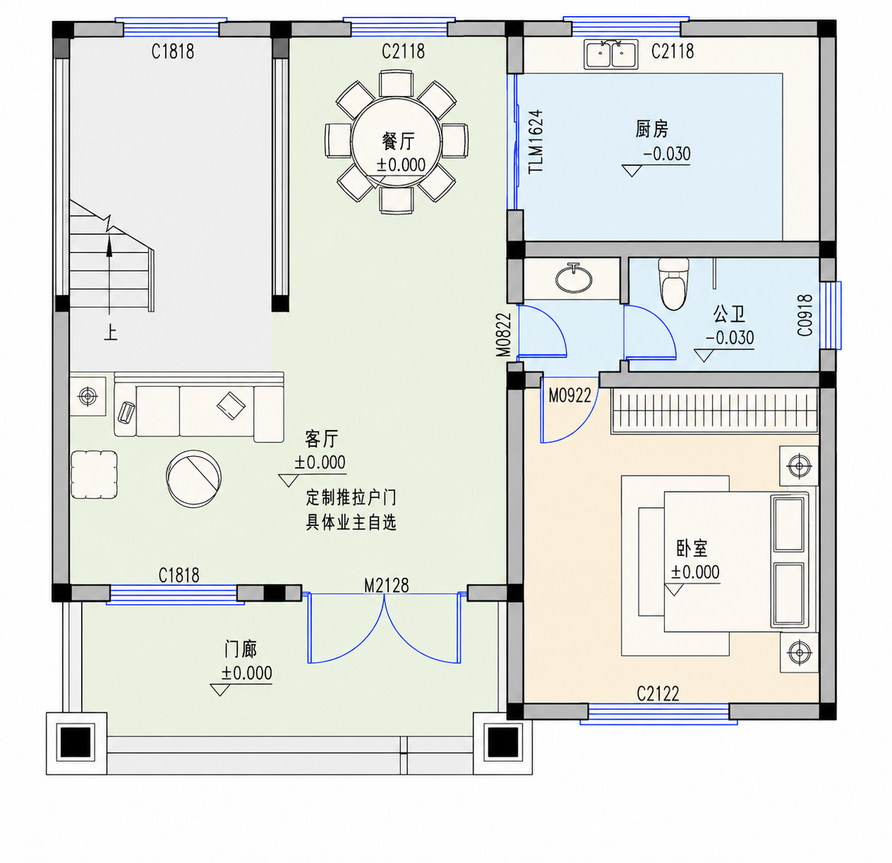南部县绵阳三台王府平面图