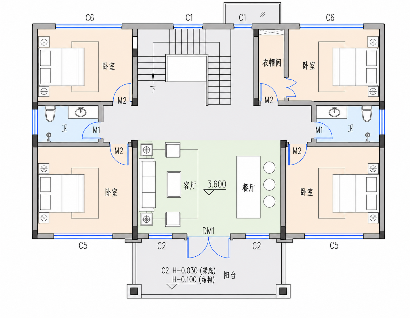 恩施付总平面图