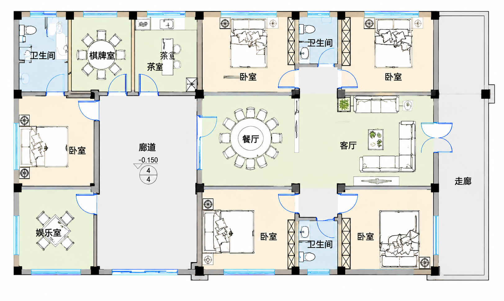 沙洋县李市镇杨总平面图