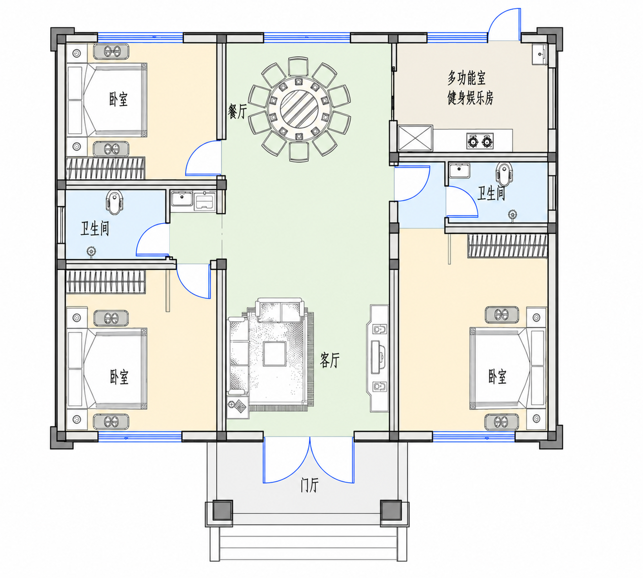 潜江浩口张总平面图