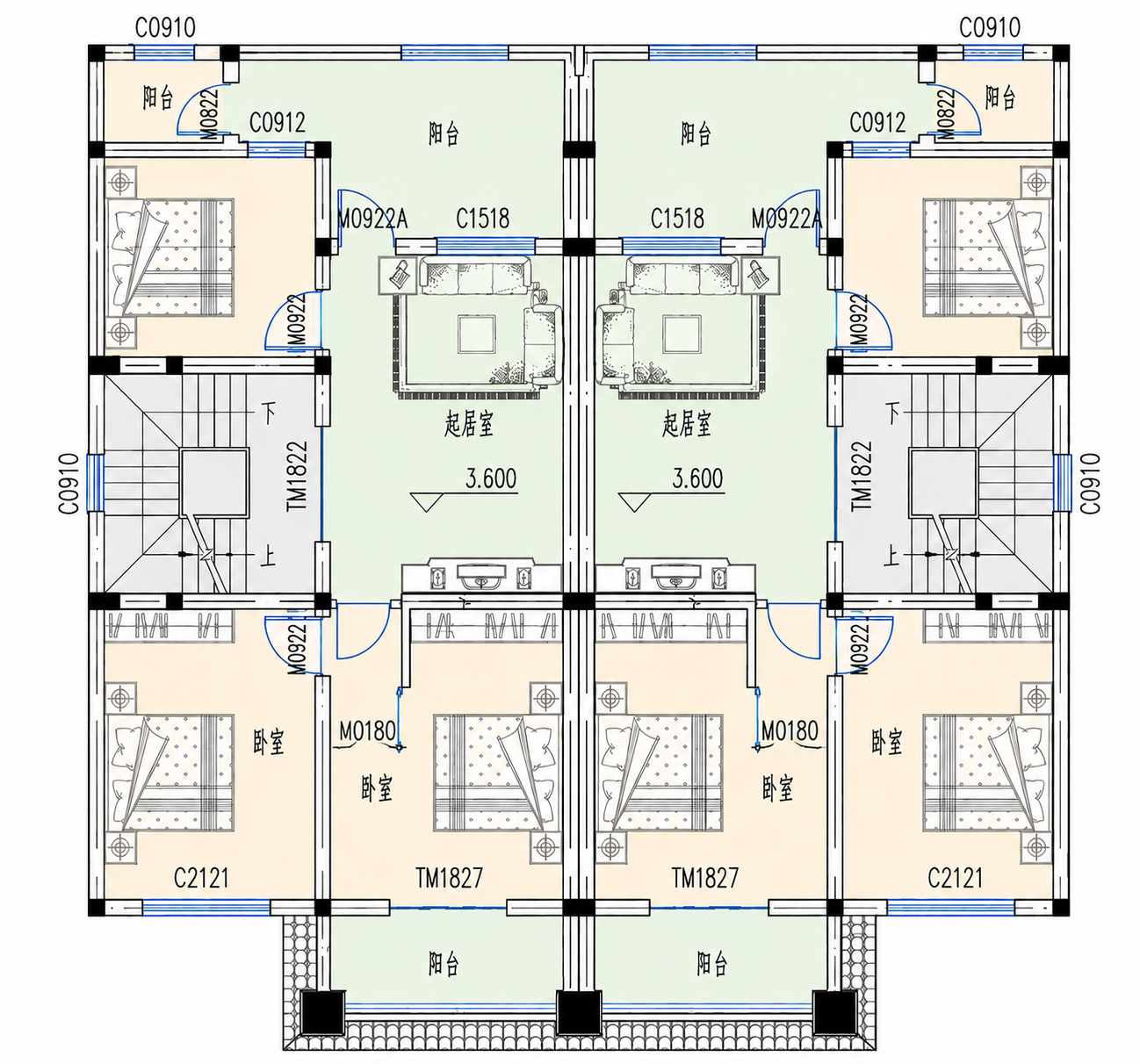 潜江五七王总平面图