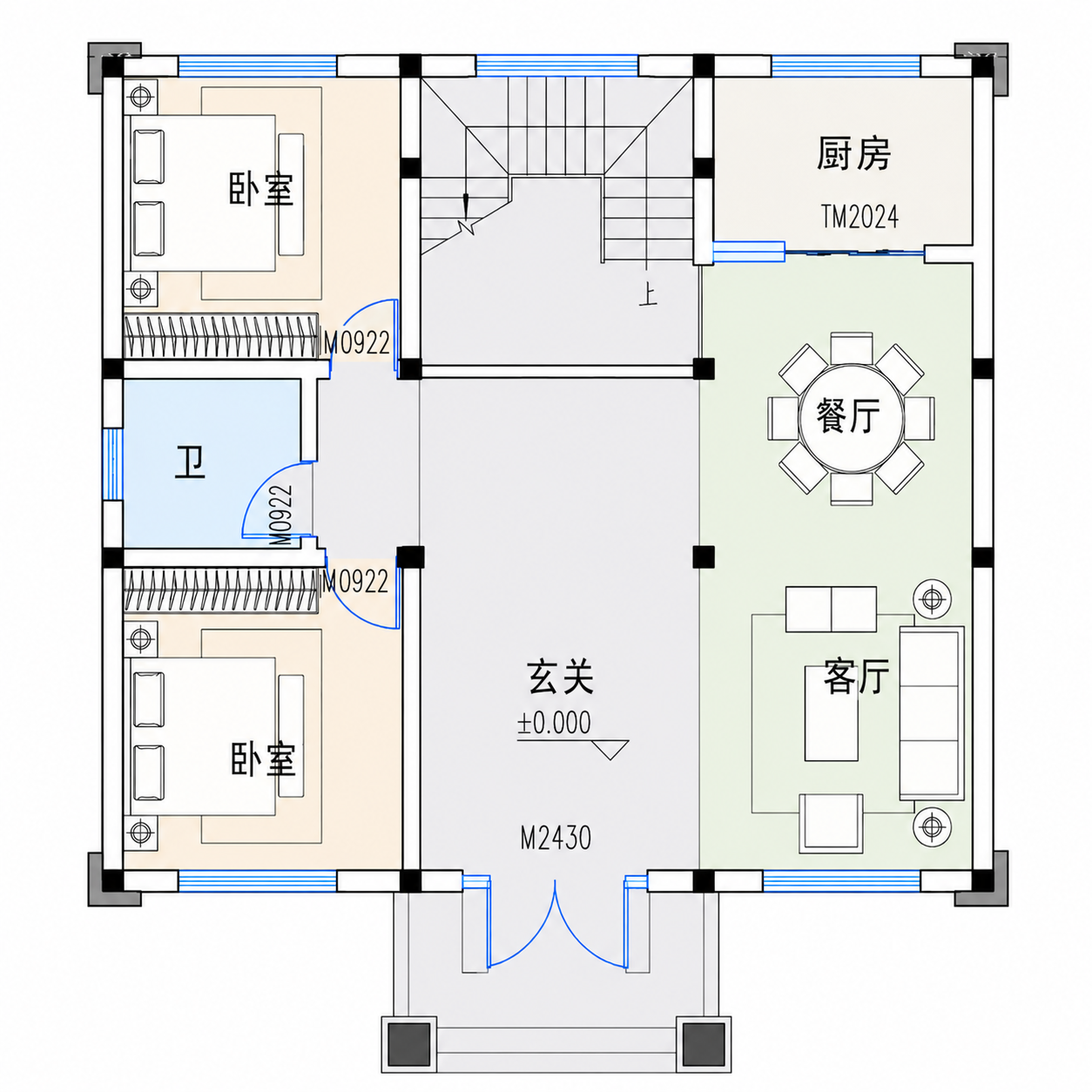 南岭周总平面图