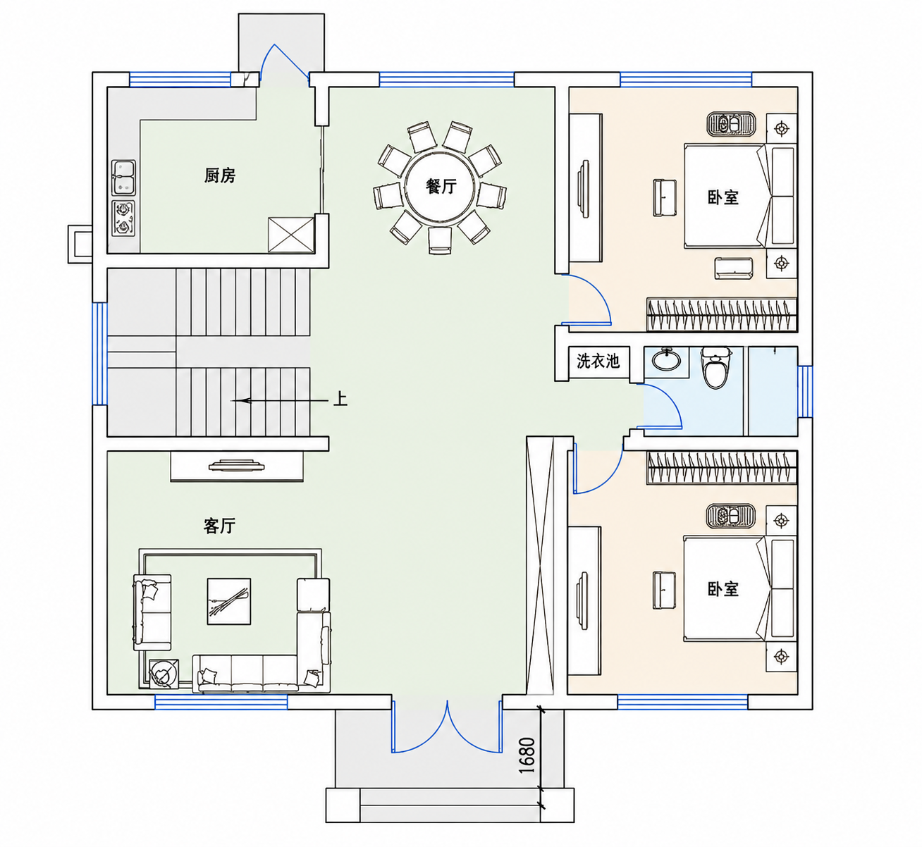 汉川南河平面图
