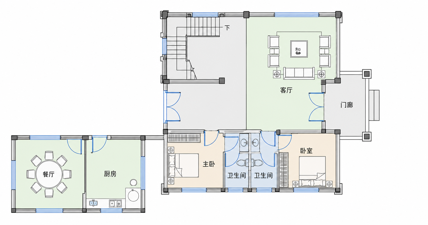 阳新陈总平面图