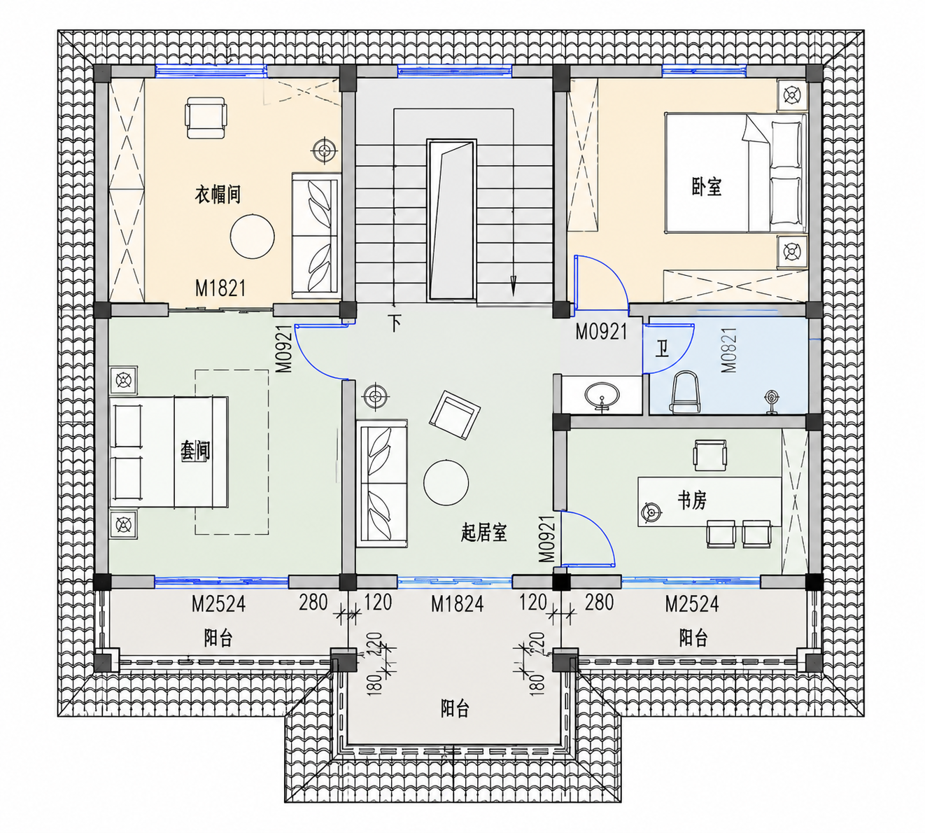 江夏周总平面图