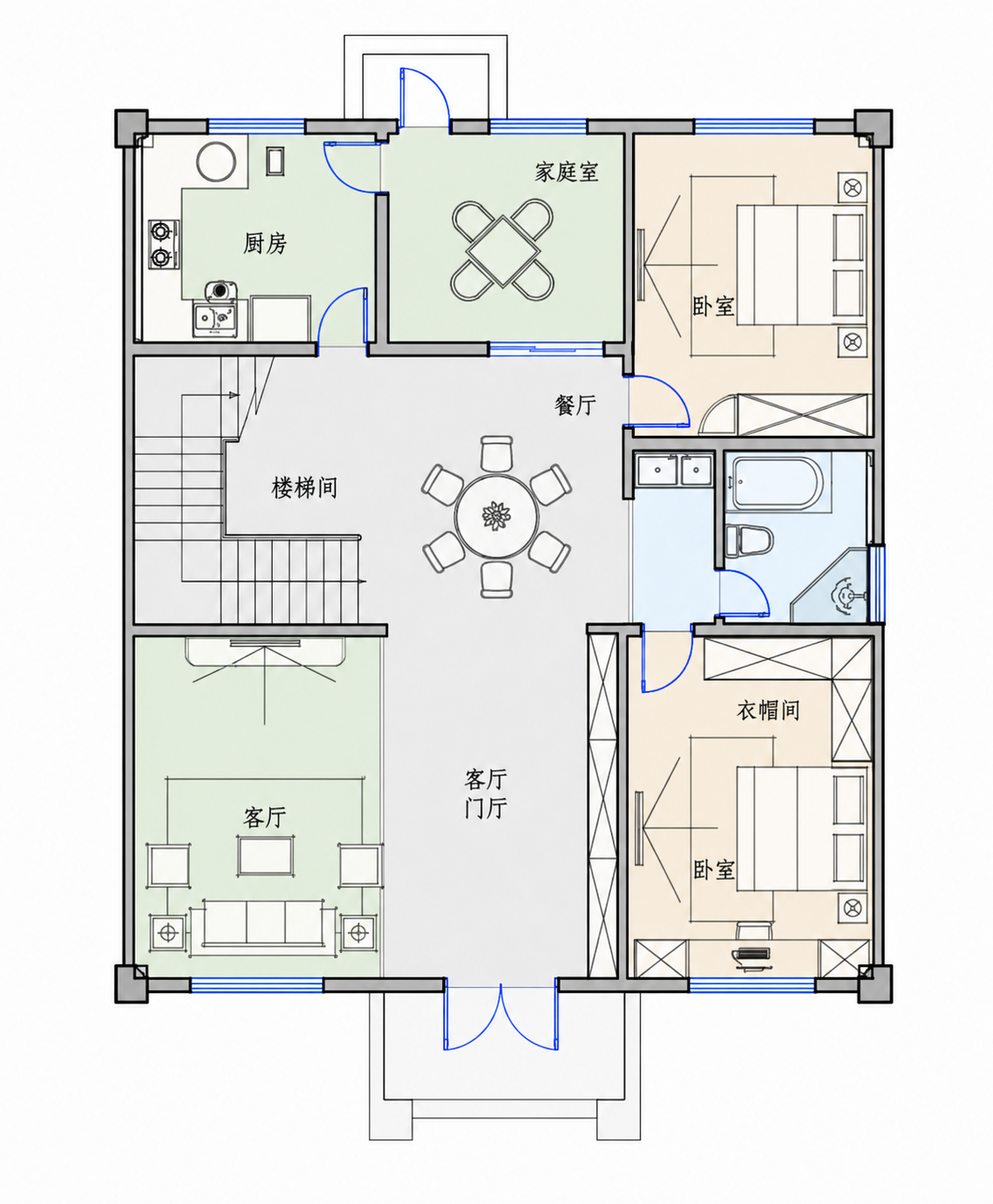 罗田姚总平面图