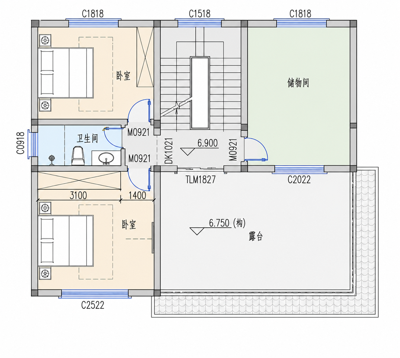 江西段总平面图