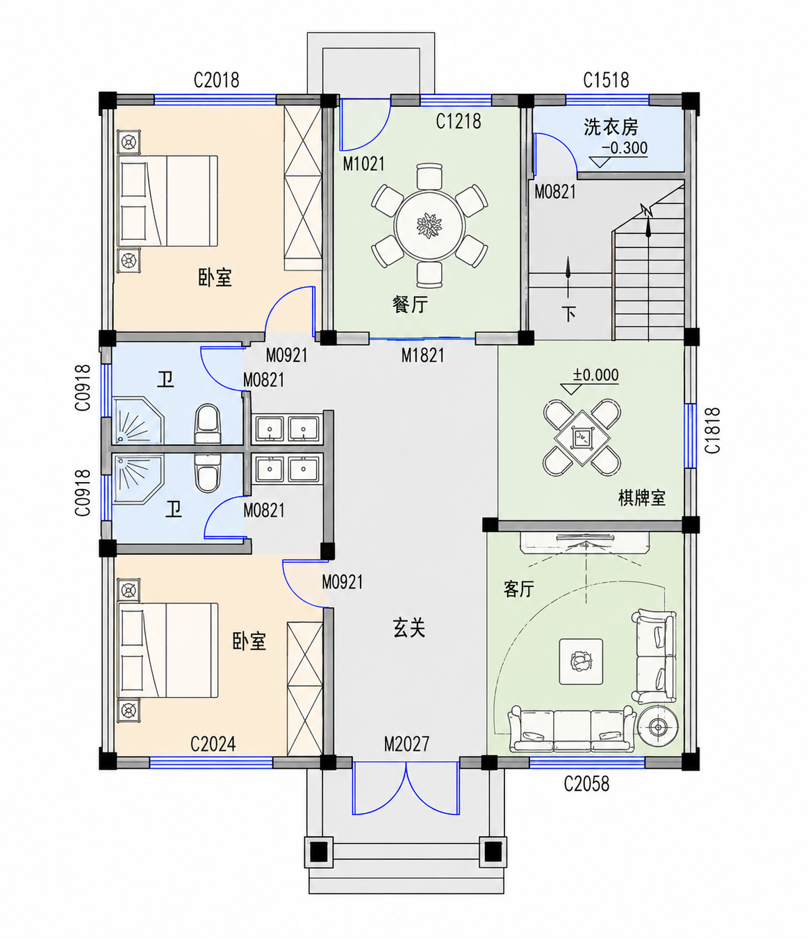 天门李姐平面图