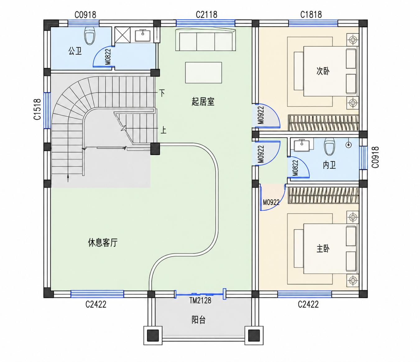 路口贺总平面图