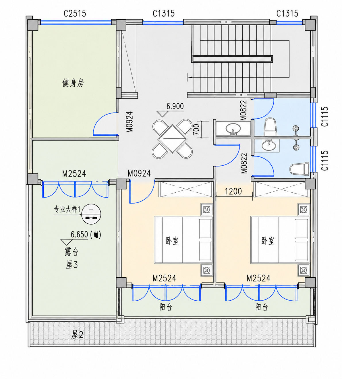 黄梅吕总平面图