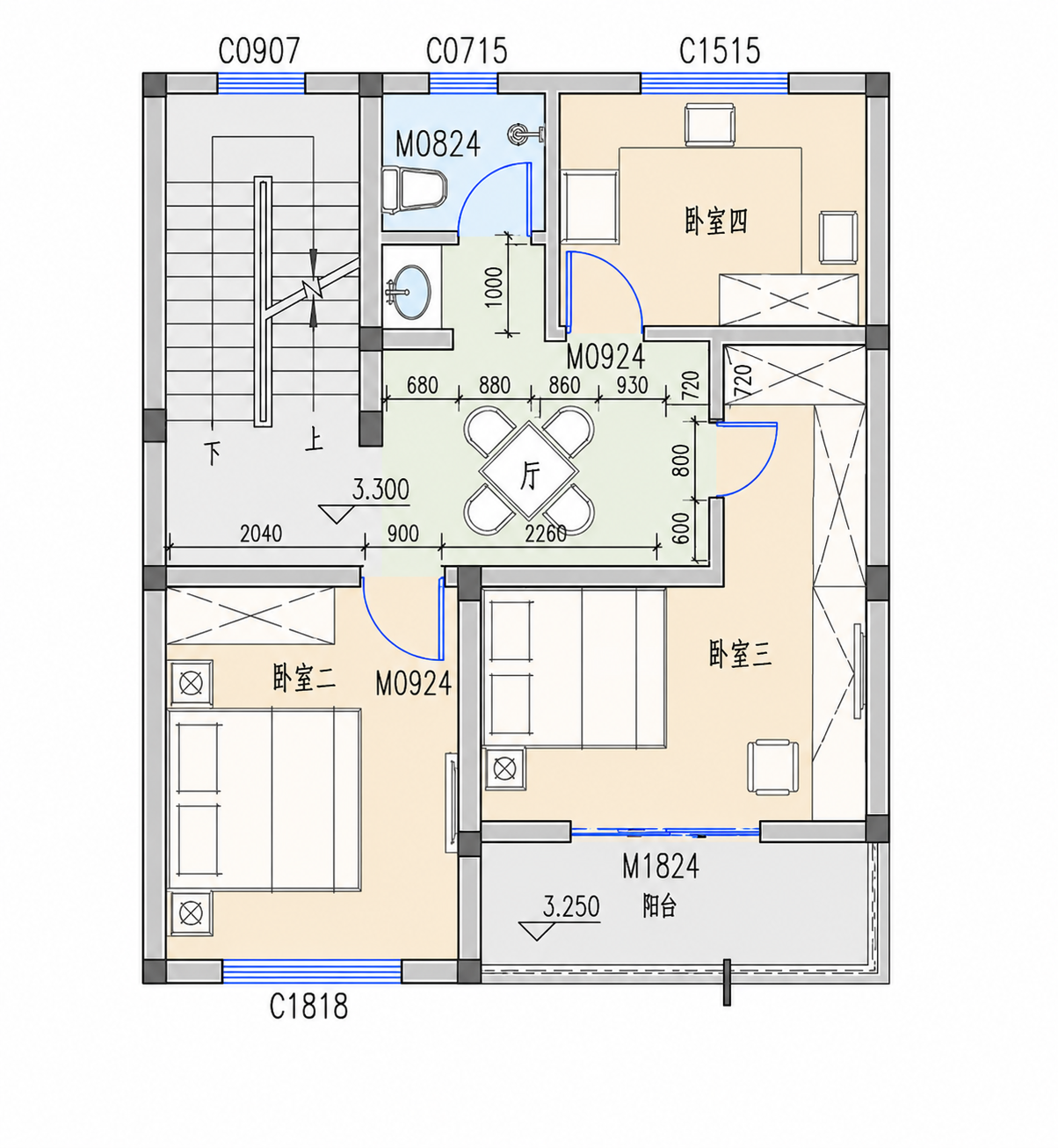 汉川杨总平面图