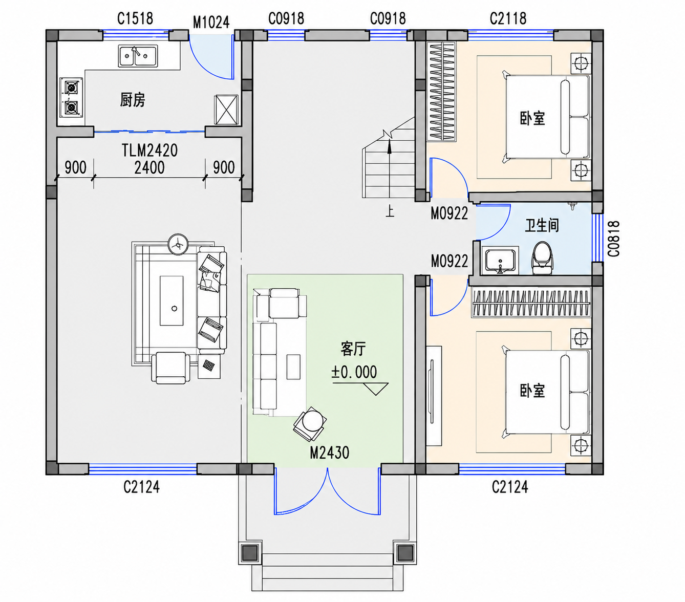 华晨大院刘府平面图