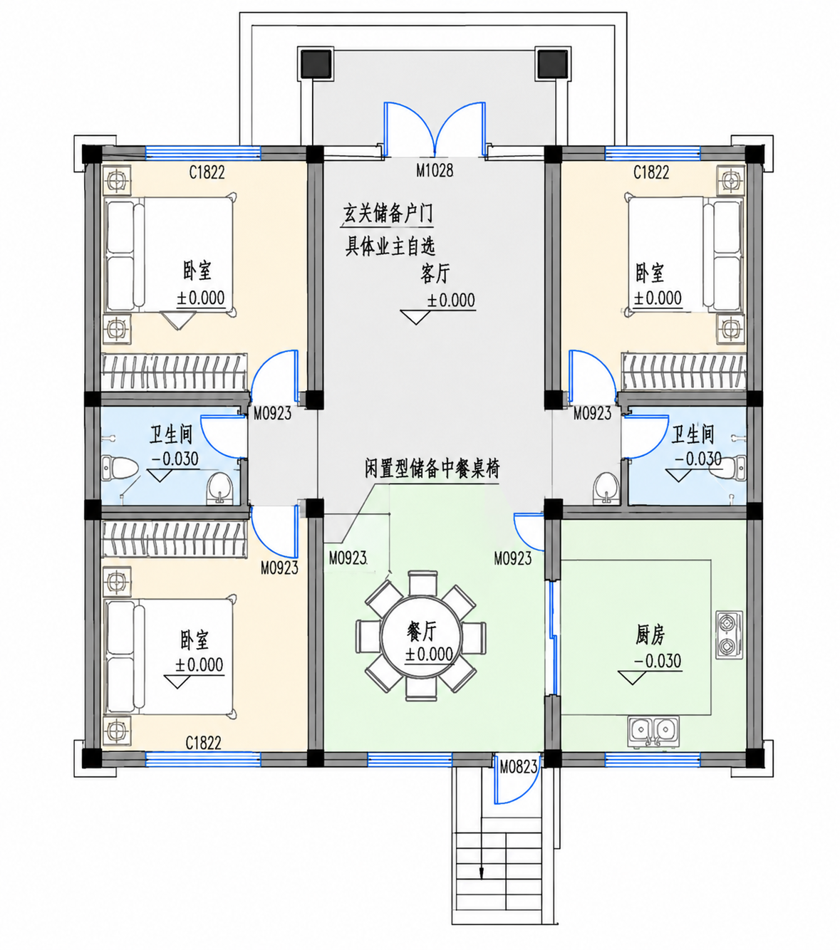 公安青罗村高府平面图