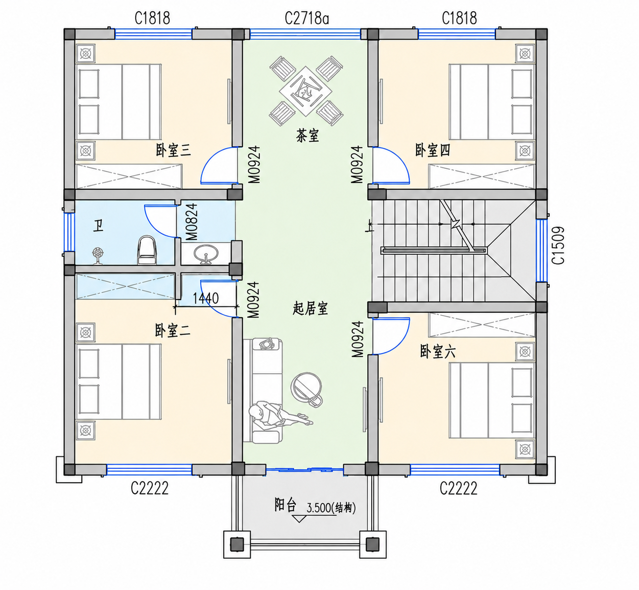 仙桃汪总平面图