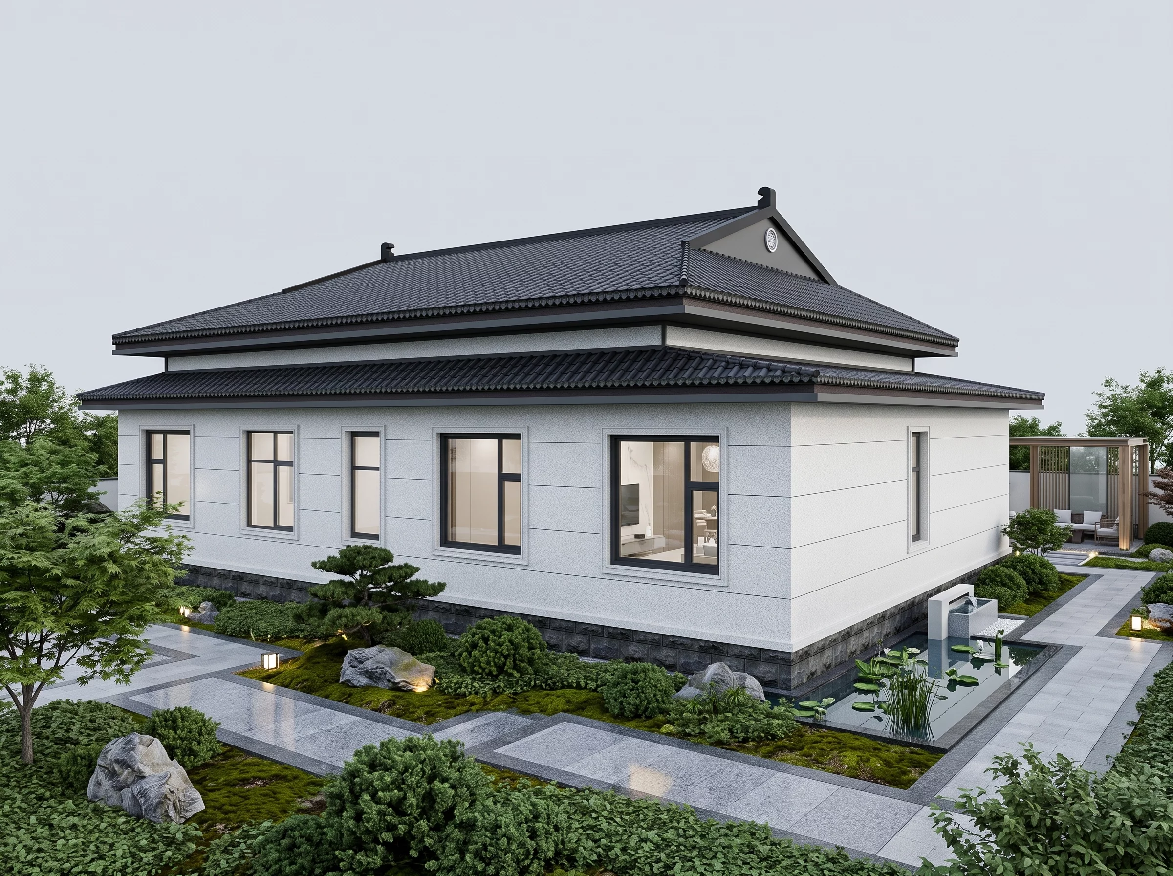 公安孟家溪茶铺村李总第2张效果图